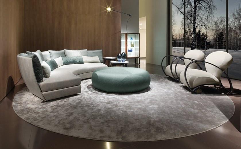 Giorgetti Изогнутый модульный диван из ткани sun-id-1447108 - Вид №2