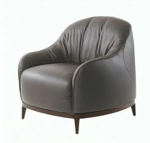 SELVA Мягкое кожаное кресло с подлокотниками  1092