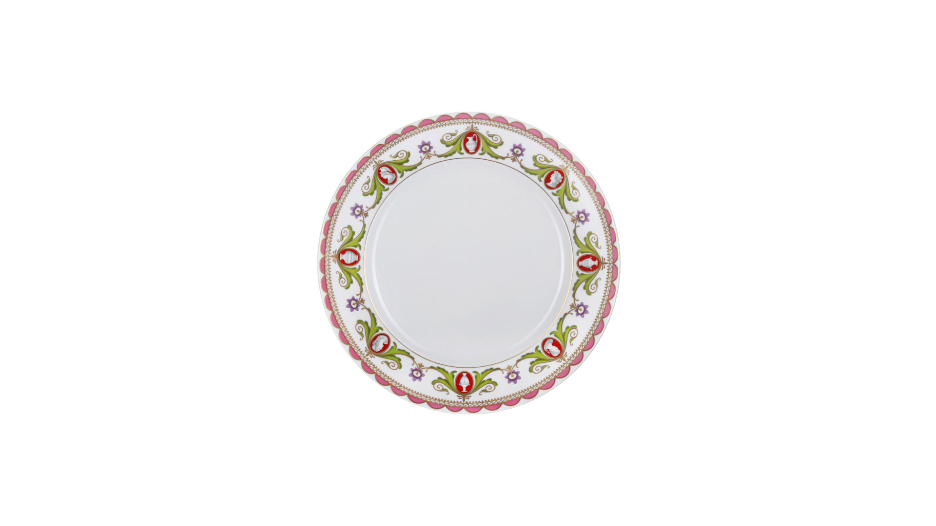 10606550 Императорский фарфоровый завод Сервиз столовый 6/24 "Камеи" "Европейская-2" Фарфор твердый  - Вид №3