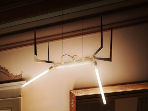 Стальной светодиодный подвесной светильник