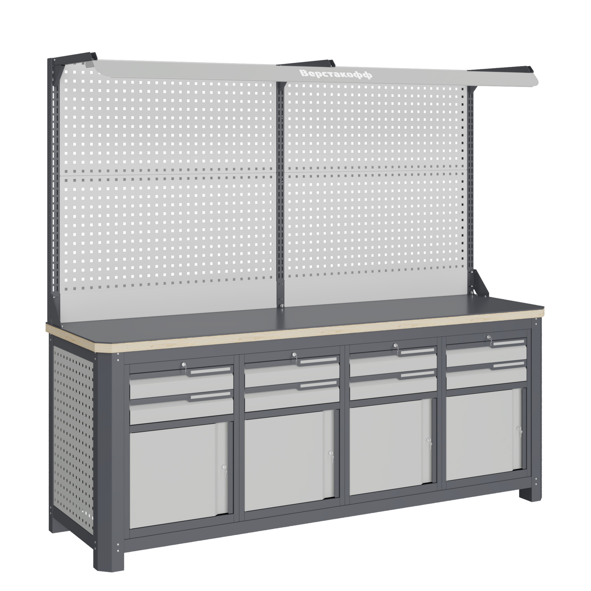 Модульный верстак MCN 2052.S9999-2F Верстакофф 111354