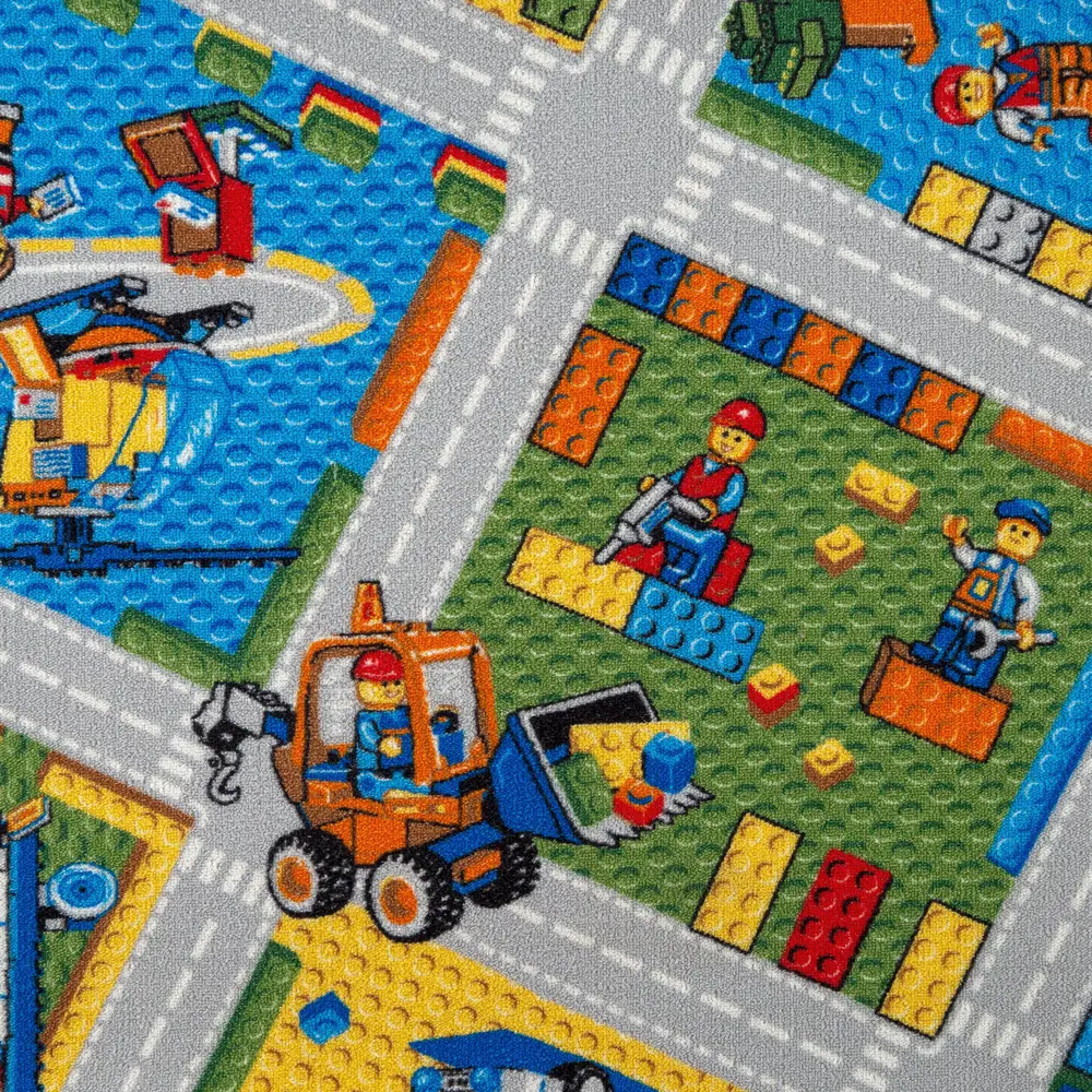 Ковровое покрытие «Конструктор», 3 м, цвет зелёный Santreyd STLM-2026621