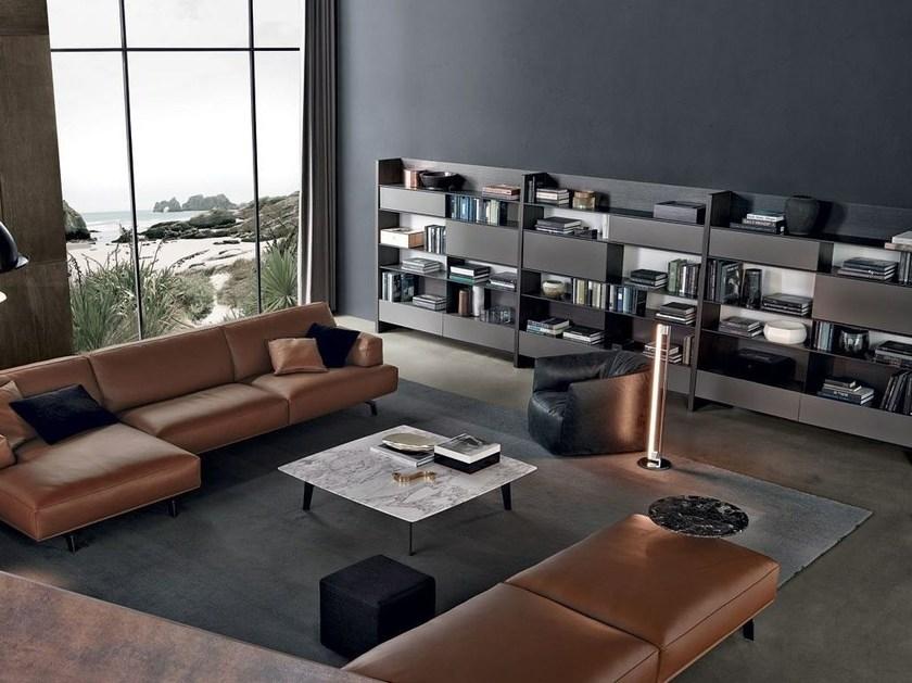 Poliform Модульная деревянная оборудованная стенка с тумбой под телевизор sun-id-1437437 - Вид №3