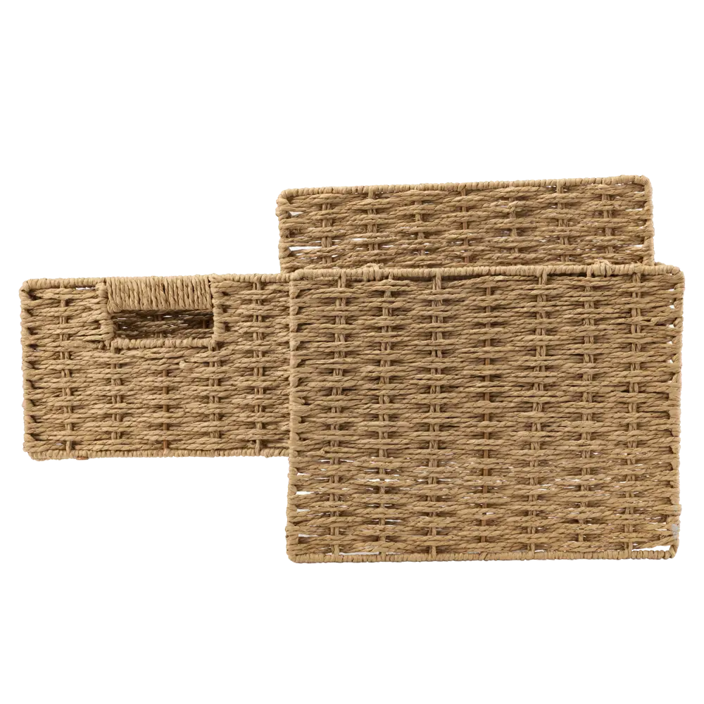 Корз плетен с кр 31X23X15см беж Konsensa STLM-2021431 - Вид №4