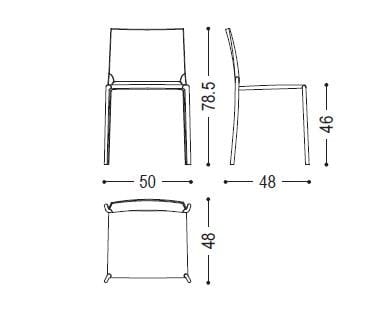 Кожаный стул Riva 1920 Kau ARCH-00107740 - Вид №2