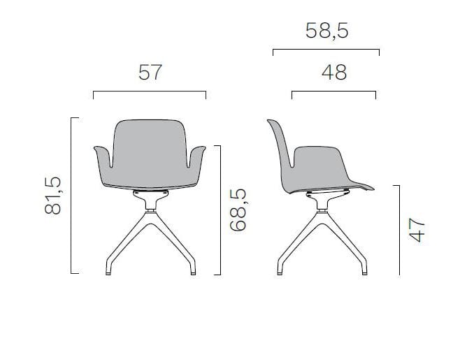 Стул на тканевом насесте FREZZA цветок лотоса Upholstered ARCH-00092244 - Вид №2