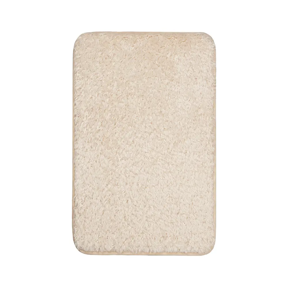 Коврик для ванной LEMER Havre с узором ромб 50x80 см бежевый 89384872 STLM-1566565 - Вид №1