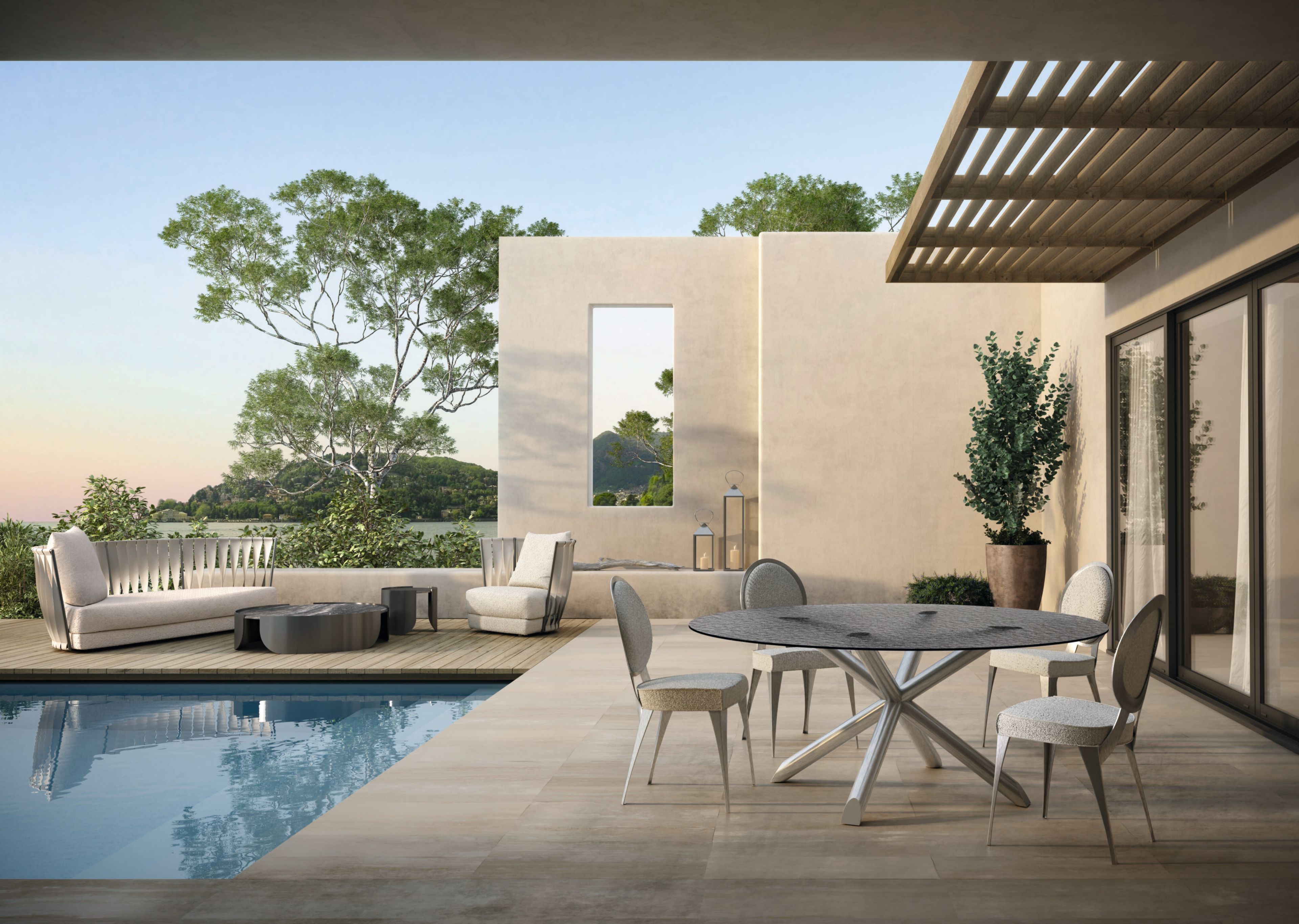 Ткань медальон стул Cantori Мисс ARCH-00053827 - Вид №2