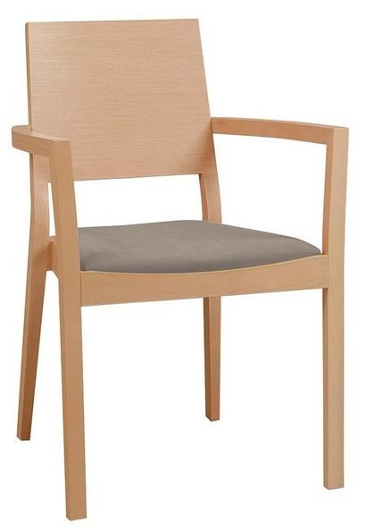 TON Деревянный стул с подлокотниками со встроенной подушкой sun-id-1458529 - Вид №1