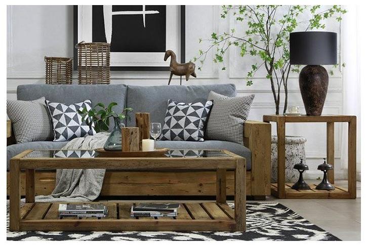 Arrediorg.it® Прямоугольный журнальный столик из массива дерева Woodside Ah722 table  - Вид №5