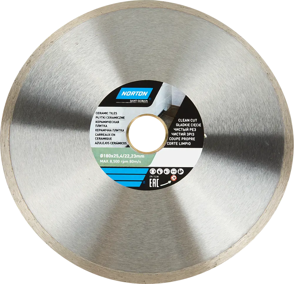 Алмазный диск Norton Ceram для чистой резки керамики и камня 10920556