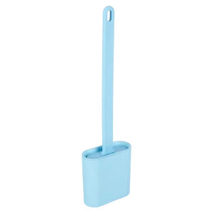 Ершик для унитаза VIDAGE Гуам - синий силиконовый гигиенический аксессуар 89373799
