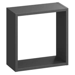 Стеллаж SPACEO KUB 1/2К, 36х36х15,9 см, цвет графит 82037448 STLM-2080967