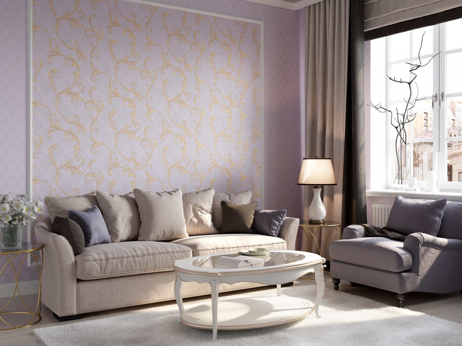 Рулон обоев основа Флизелиновая HC71445-12 Home Color Мин. заказ 8 рулонов HC7144512 - Вид №6