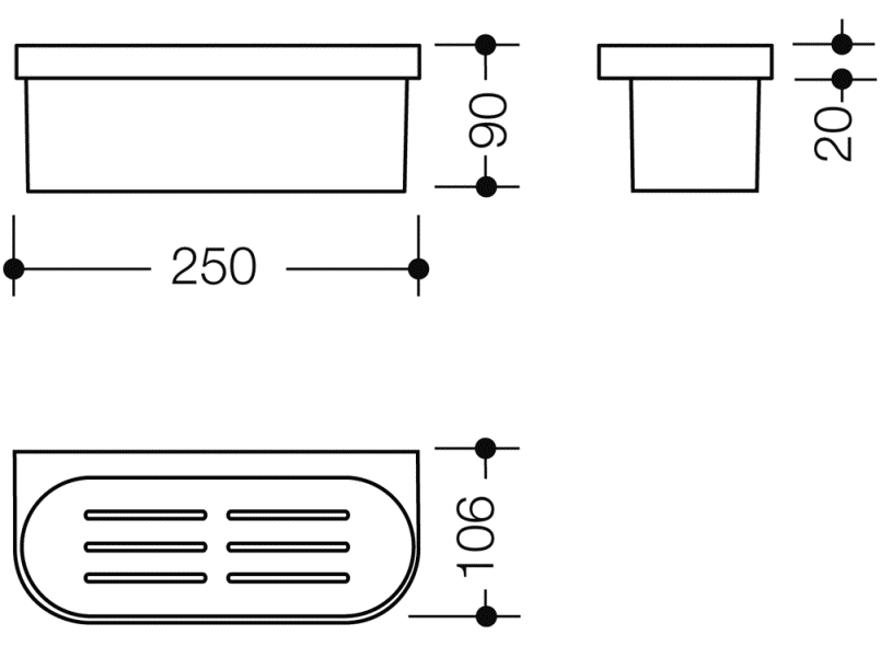 800.03.30099 корзина для душа HEWI System 800 K  - Вид №7