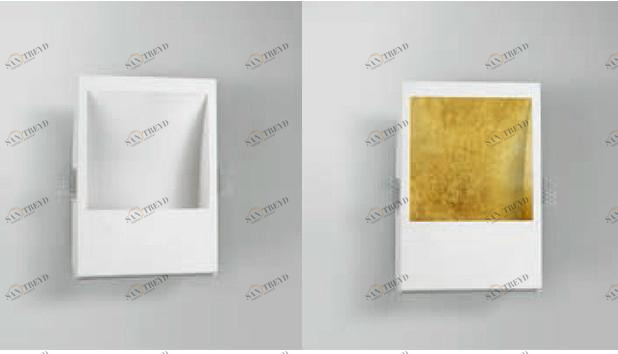 PANZERI Встраиваемый настенный светильник из гипса Xgq1210 sun-id-1431706