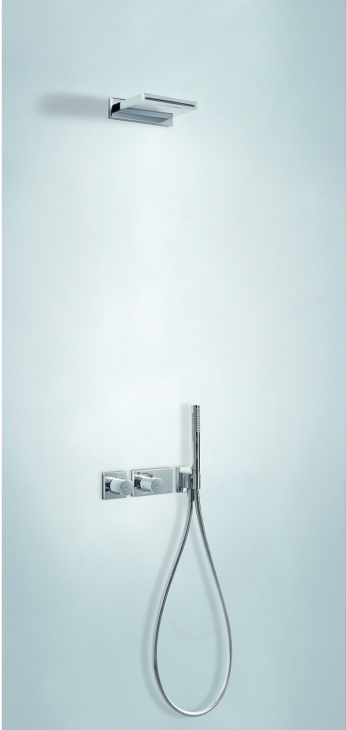 КОМПЛЕКТ БЛОЧНОЙ СИСТЕМЫ de grifo termostático empotrado de 2 vías Block System para ducha-20735203 TRES