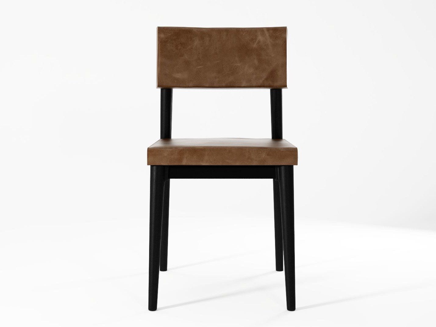 Мягкий стул для ресторана из массива дерева KARPENTER Винтаж ARCH-00059629 - Вид №58