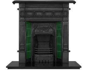 RX160 Чугунный комбинированный камин Lambourn Сarronheating