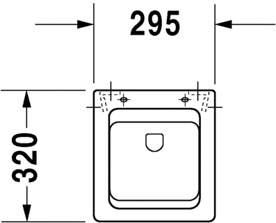 2801320000 Настенный писсуар, уринал с мушкой Duravit Vero - Вид №1