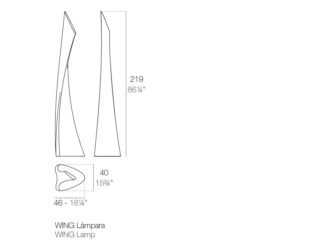 Напольная лампа из полиэтилена Vondom ARCH-00065367 - Вид №3