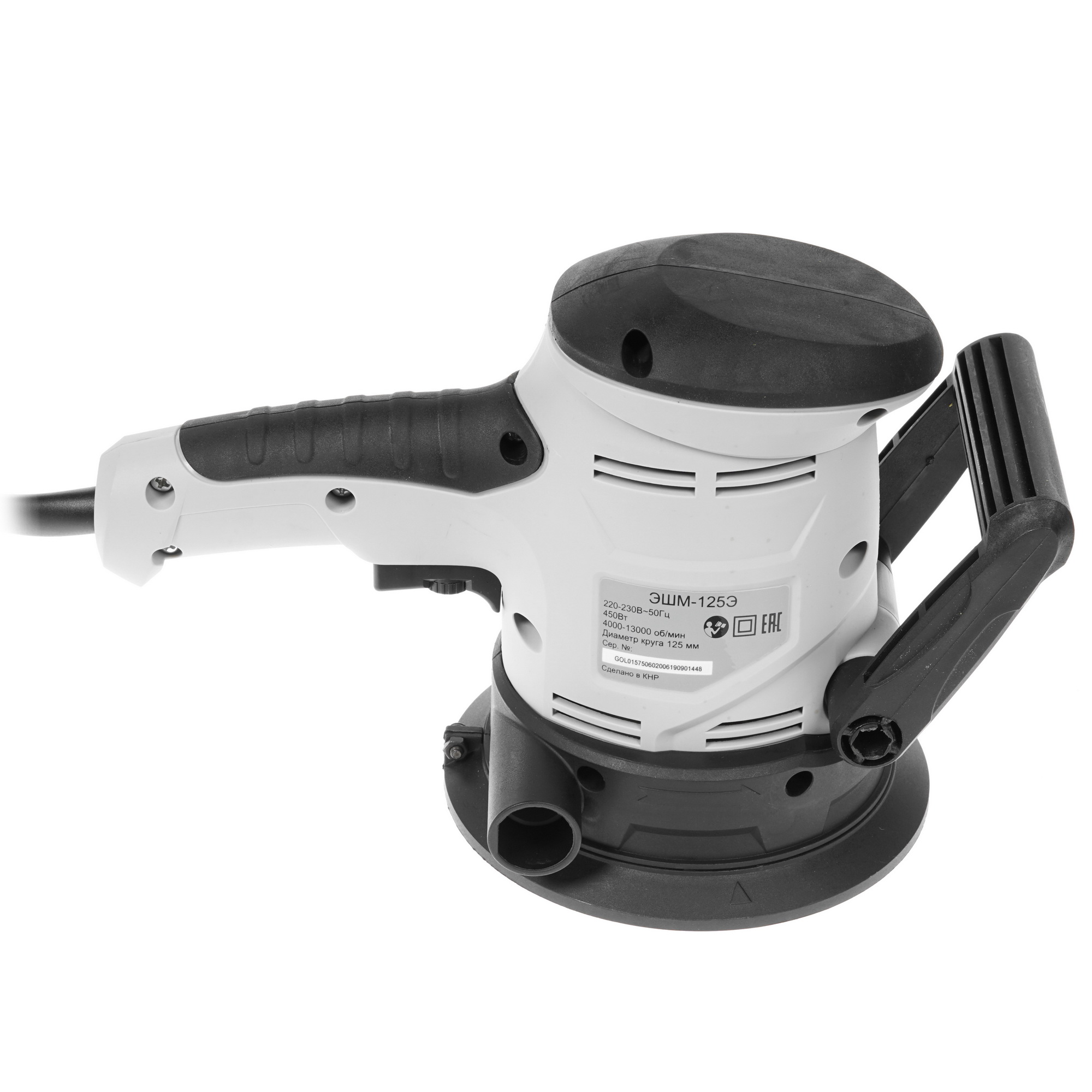 Эксцентриковая шлифмашинка Ресанта ЭШМ-125Э 8160148 STDN-0024885 - Вид №3