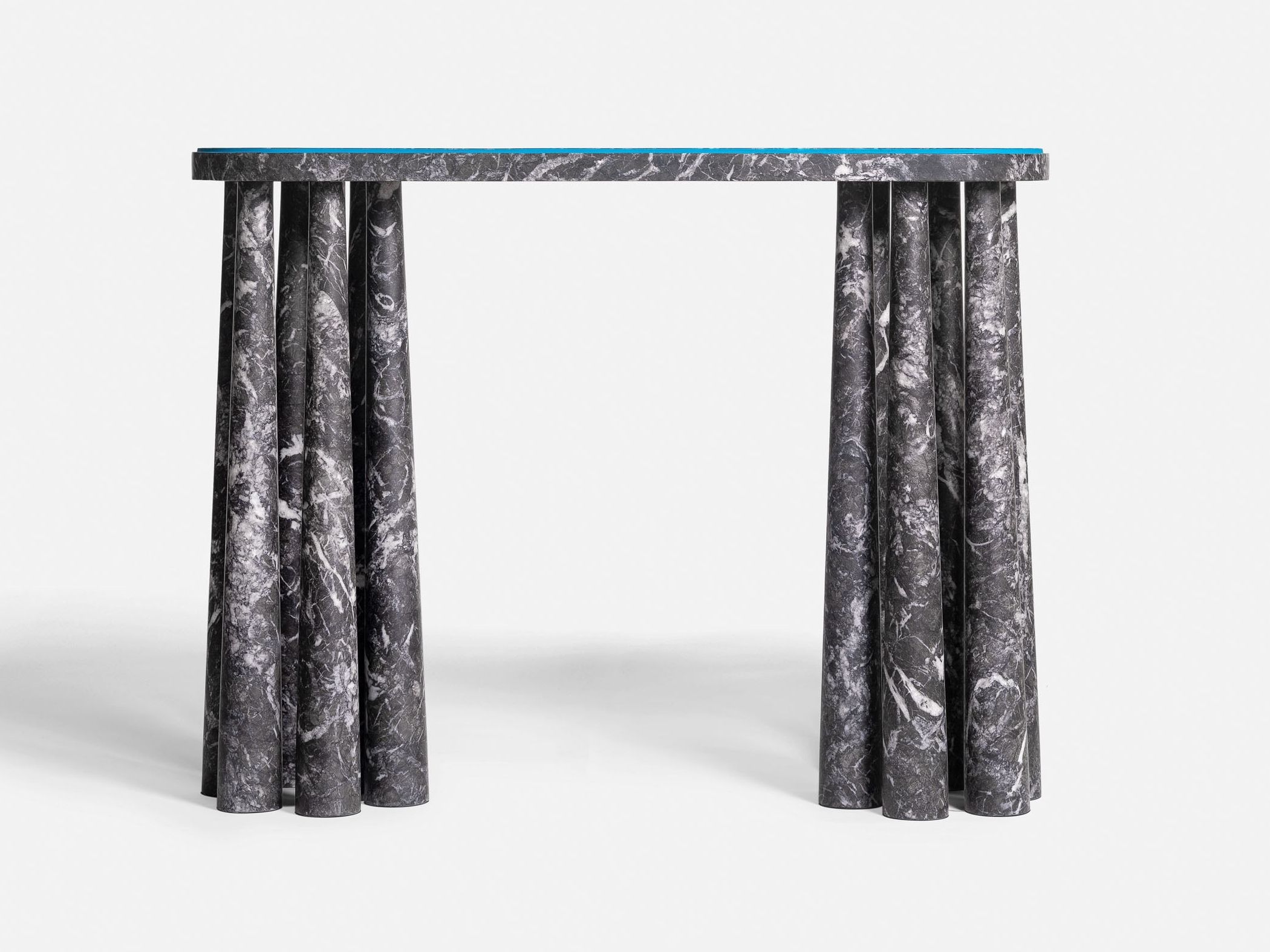 Овальный мраморный консольный стол Movimento Gallery BOGDAN ARCH-00029770 - Вид №1