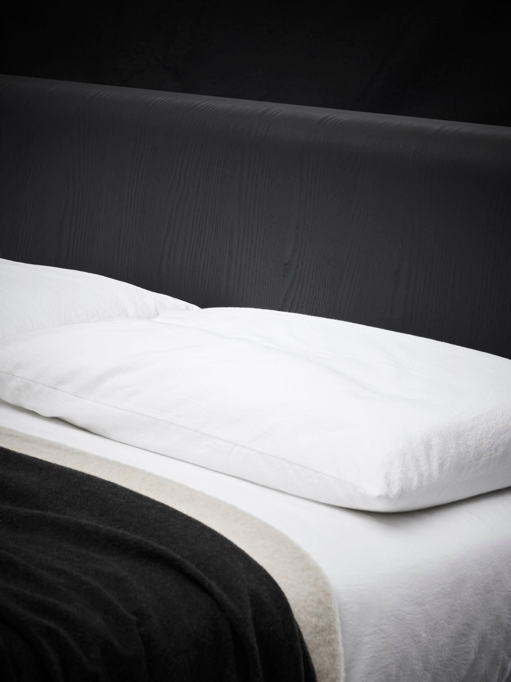 Двуспальная кровать с деревянным изголовьем Bolzan Bend ARCH-00147535 - Вид №4