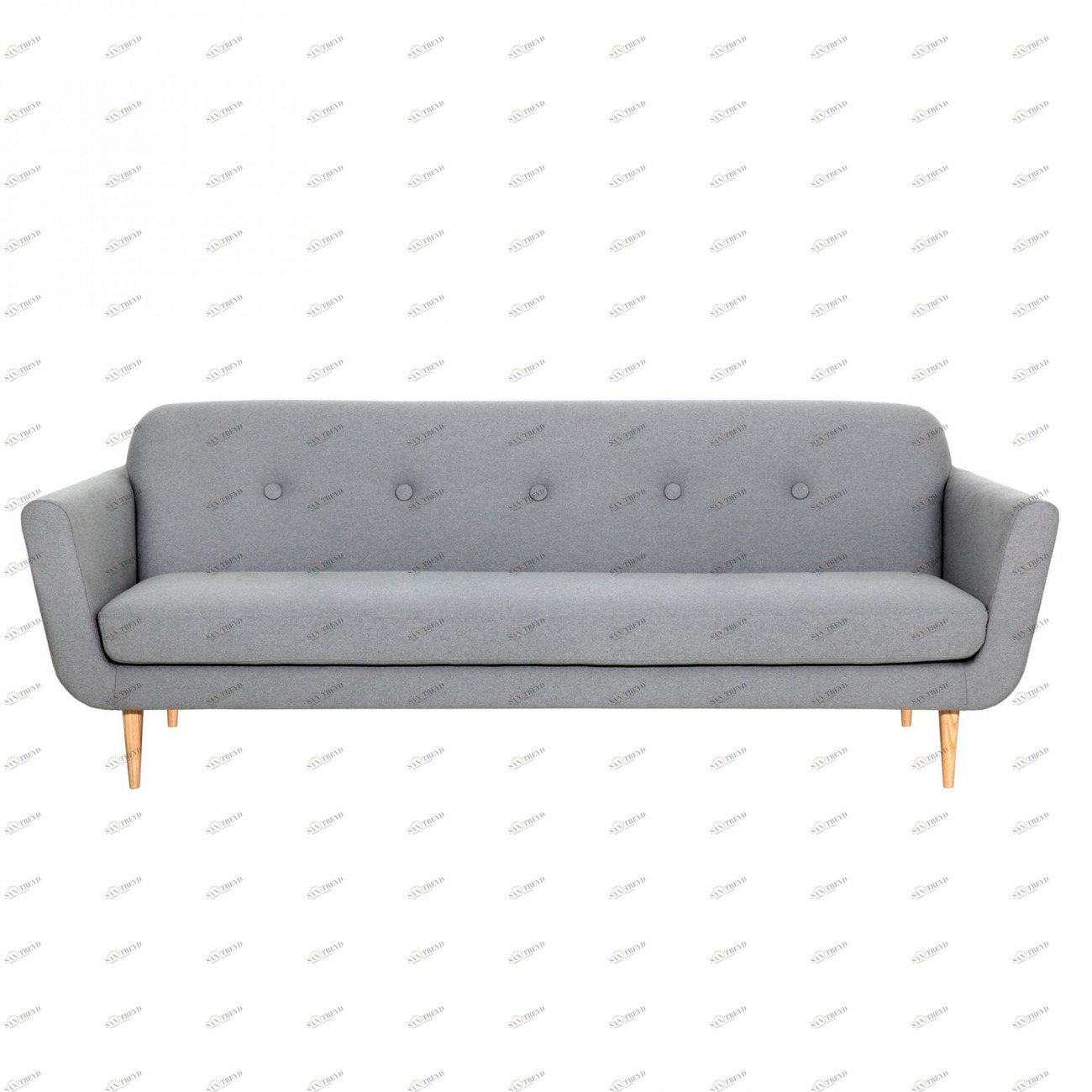 Диван Otto прямой серо-голубой SITS OTTO 192243 Серый 