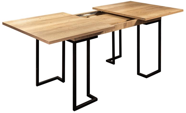 1754 Стол раскладной обеденный Loft 160 Дуб натур R-HOME 4003604h_Натур - Вид №3