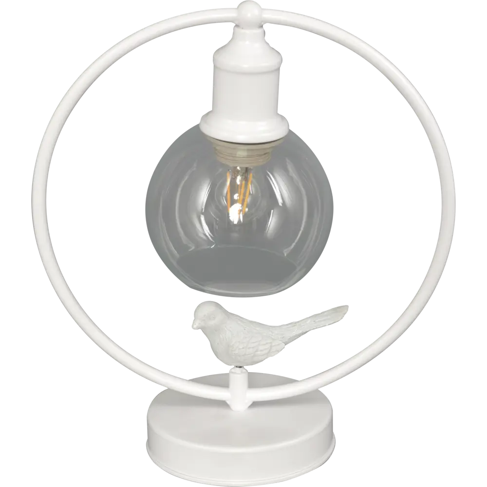 Настольная лампа Vitaluce Птички 1 лампа 2м² Е27 цвет белый матовый STLM-2036628 - Вид №1