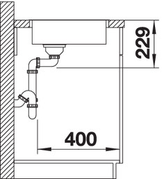 522951 Кухонная мойка Blanco Andano 180-IF  Blanco Andano - Вид №5