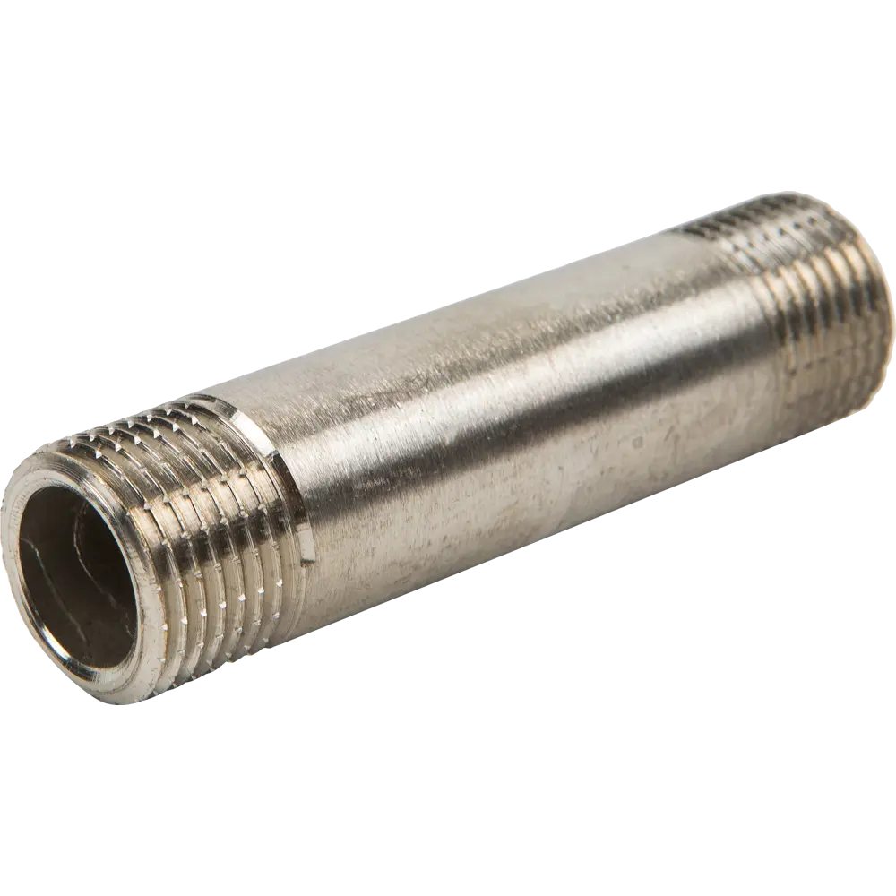 Бочонок Valtec наружная резьба 1/2"х80 мм никелированная латунь STLM-2093721