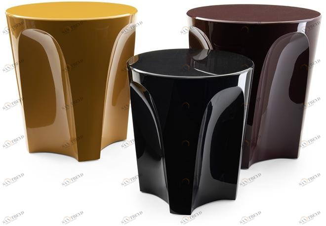 B&B Italia Круглый журнальный столик из полиуретана sun-id-1351049