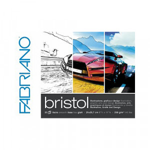 19005065 Бумага для рисования "Bristol" 250 г/м2 50 х 65 см лист Fabriano