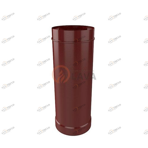 Труба-сэндвич LAVA 180/250 мм. 0,5 м. вишневый (3005) 4375