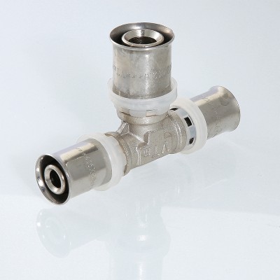 VTm.231.N.261626 Пресс-фитинг – тройник Valtec 26 х 16 х 26 мм  - Вид №7