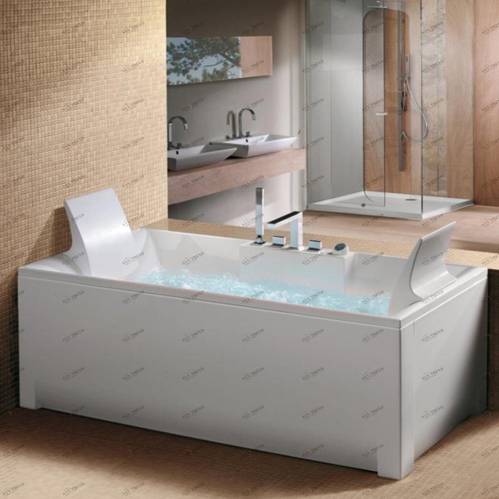 Ванна угловая с аэро и гидромассажем Kali 170 см Karolitalia BLUBLEUKALIBLUMIX170