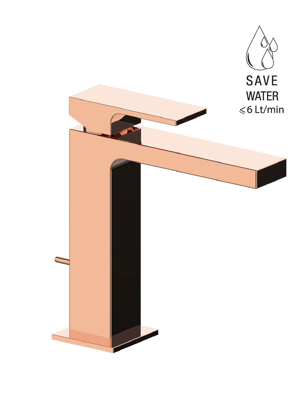 Однорычажный смеситель для раковины с раковиной Rubinetterie Frattini Vita Due ARCH-00058733 - Вид №9