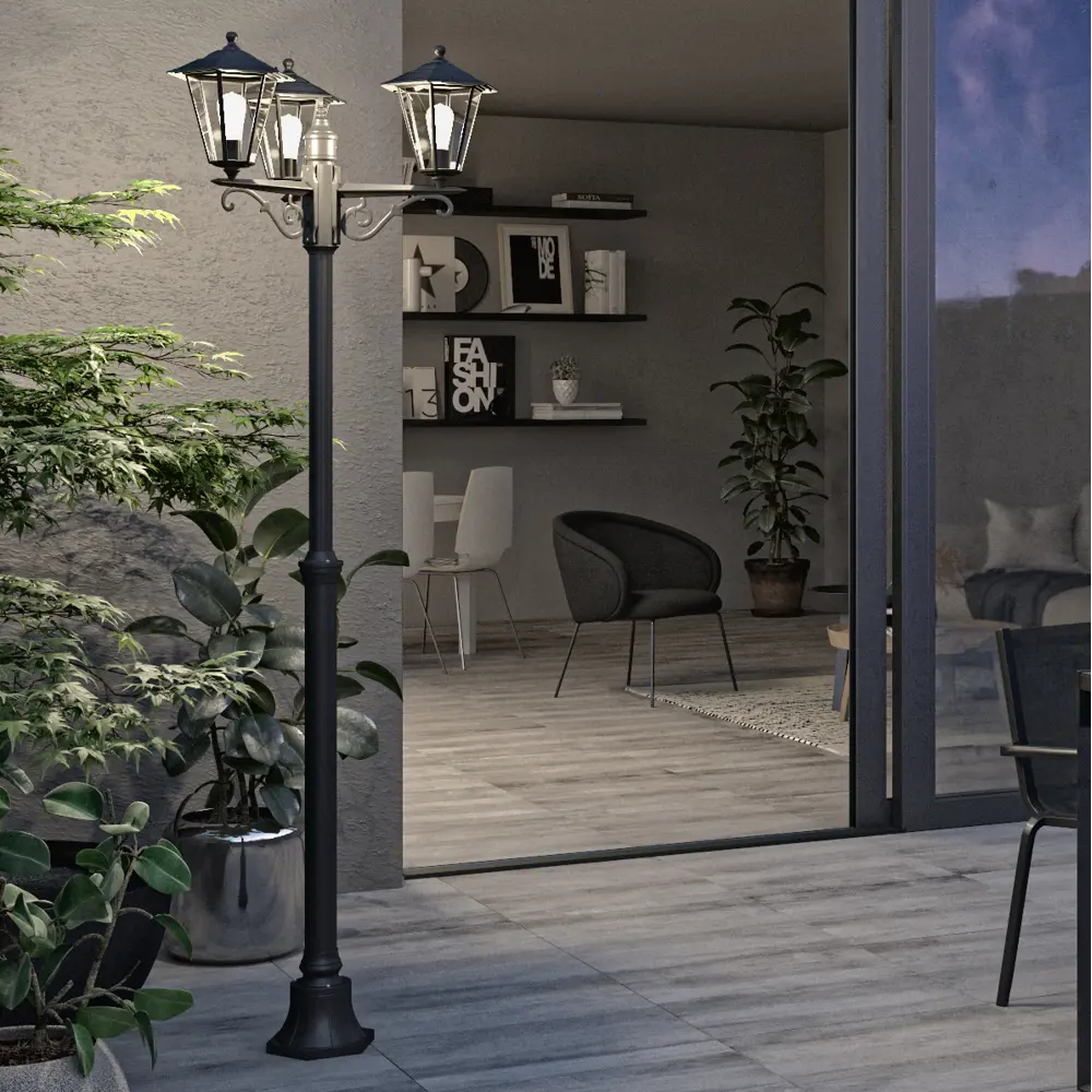 Уличный фонарный столб INSPIRE Peterburg для садового освещения 82658737 STLM-1524557