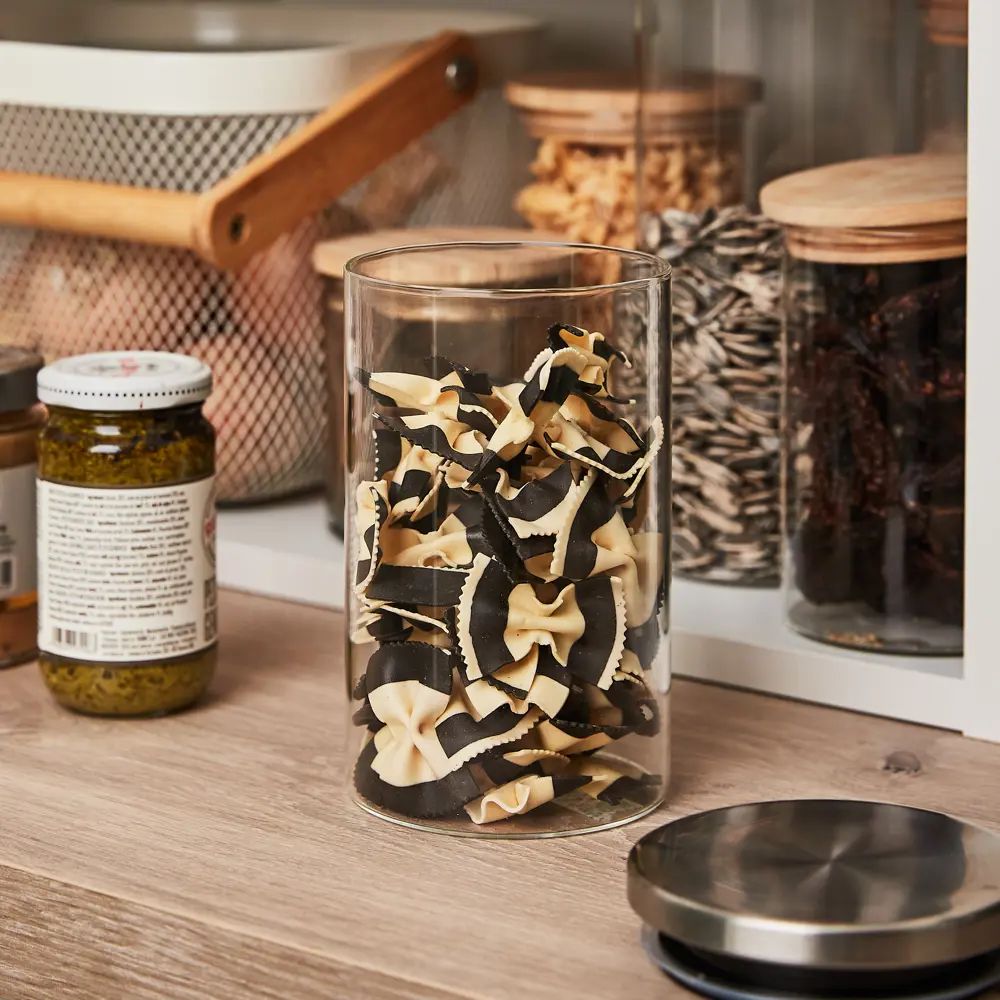 Банка Delinia 0.86 л стекло/сталь цвет прозрачный STLM-2027481 - Вид №3