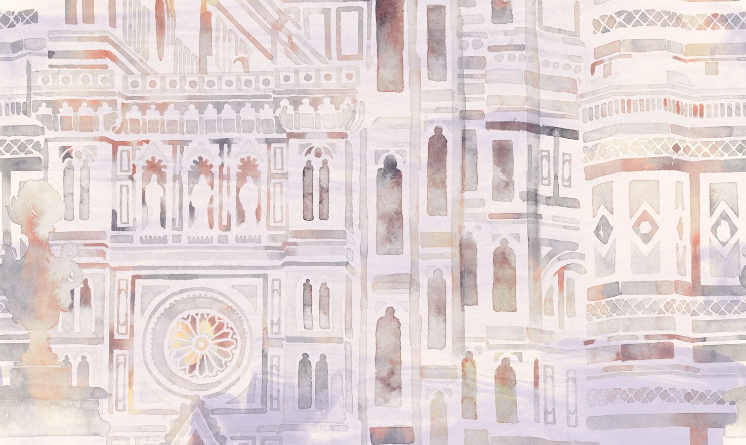 Обои с рисунком Jannelli&Volpi FIRENZE ARCH-00112535 - Вид №1