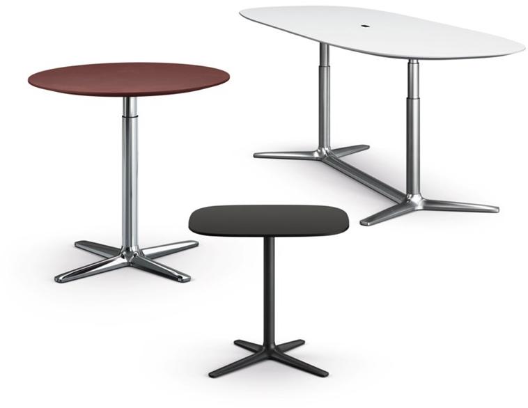 Brunner Прямоугольный стол с регулируемой высотой из hpl Lift 7890 - Вид №1