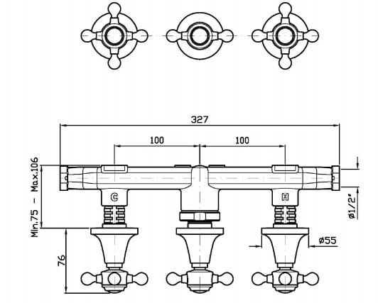 Смеситель для душа с ручным душем Zucchetti Агора ARCH-00050598 - Вид №2