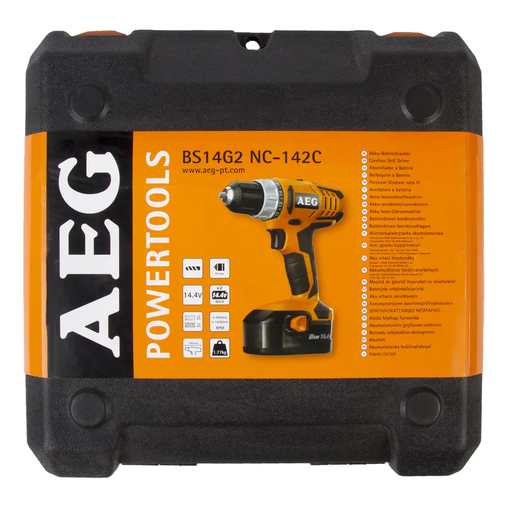 Шуруповерт AEG BS14G, Ni-Cd 14,4 В, 1,4 Ач STLM-2050457 - Вид №3