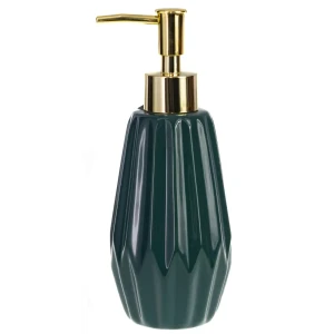 Дозатор для жидкого мыла Emerald, керамика, цвет изумрудный