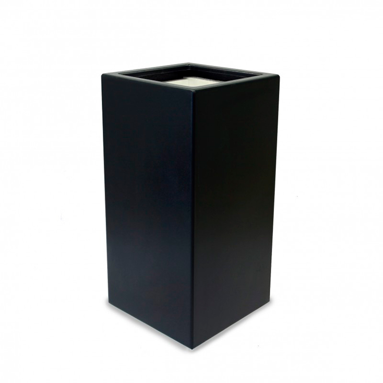 Кашпо коллекции "Кари" CD-03-60 40/40/80 RAL7021 ГеоПластБорд