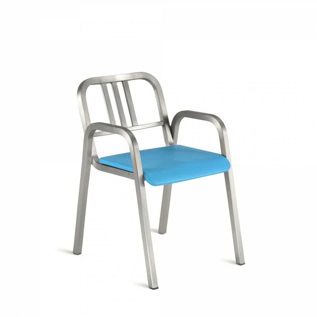 Emeco Штабелируемый алюминиевый стул с подлокотниками Nine-o™ sun-id-1504845 - Вид №3