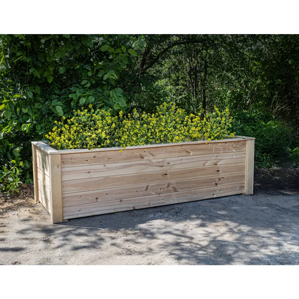Кашпо для цветов Мечта садовника 255x105x72 см v1928 л дерево золотистый Santreyd STLM-2142287 - Вид №4