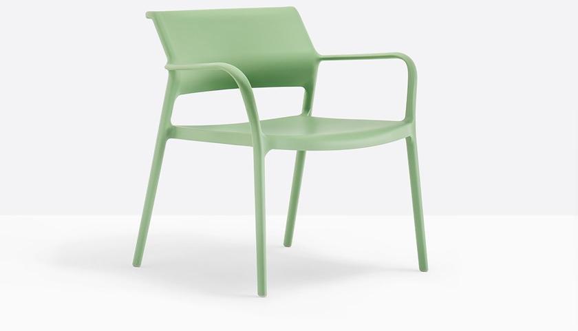 Pedrali Штабелируемое кресло из полипропилена с подлокотниками Ara sun-id-1371517 - Вид №10